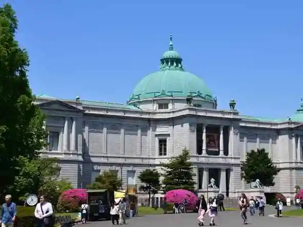 国立博物館の表慶館の写真です。とても良い天気でした。