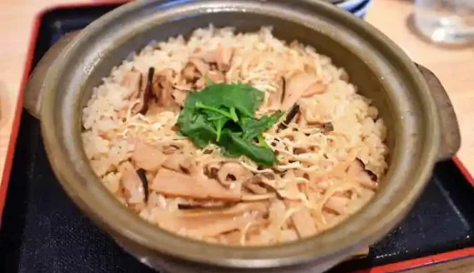土鍋ご飯が復活！9月の吉池食堂は「松茸ご飯」が主役です